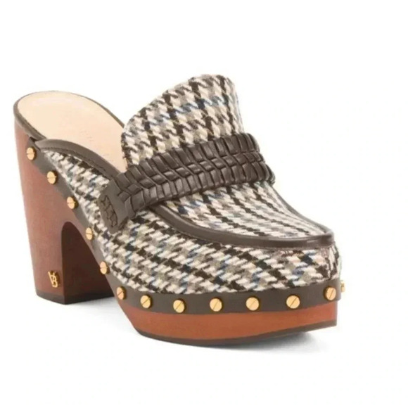 VERONICA Beard Delia Clog in Espresso Multi Size 8M - Picture 1 of 9